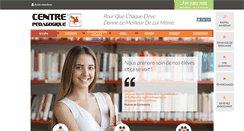 Desktop Screenshot of centrepedagogique.fr